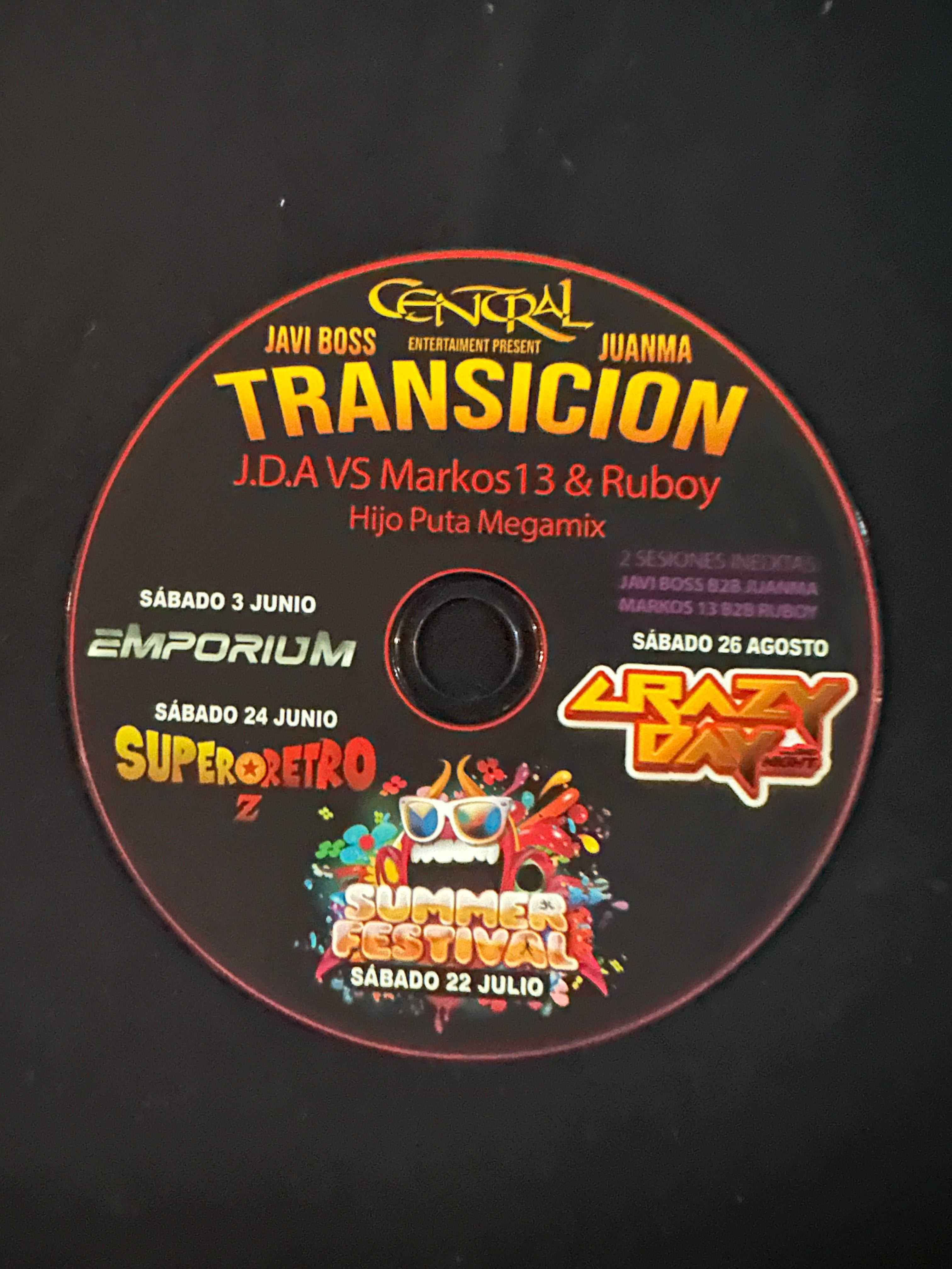CD TRANSICION (con tema inédito de JDA)